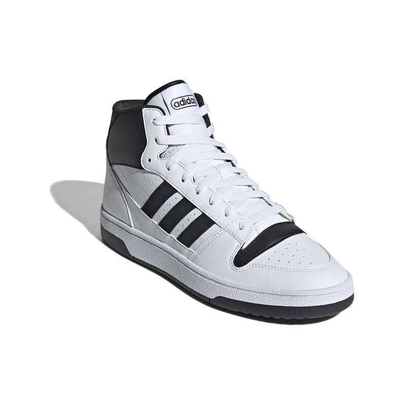 Adidas Neo Originals Rivalry Cushioning Durable Mid-Top Sneakers Unisex Sneakers White Black IE1023