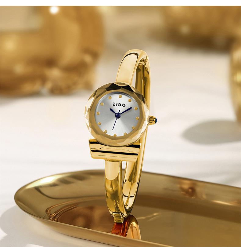 Bracelet Watch Small Dial Niche Light Luxury Diamond Scale Oval Watch Ladies Naked watch