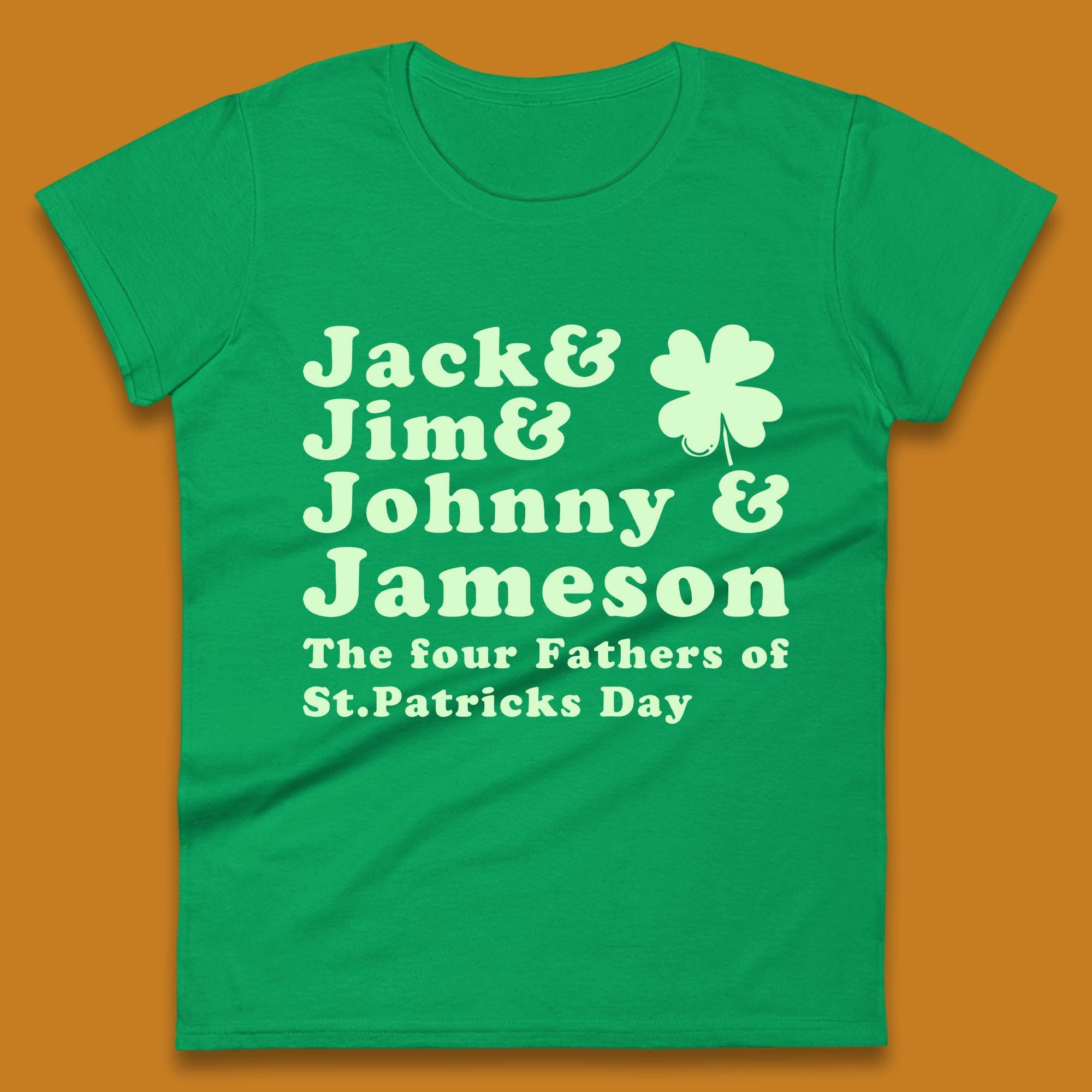 

The Four Fathers of St. Patrick s Day Womens T-Shirt Mens Tops Tees Unisex M