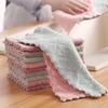 Non-Stick Oil & Lint-Free Kitchen Dishcloth - Water & Oil Absorbent Scouring Towel for Table, Dishes, and Surface Cleaning