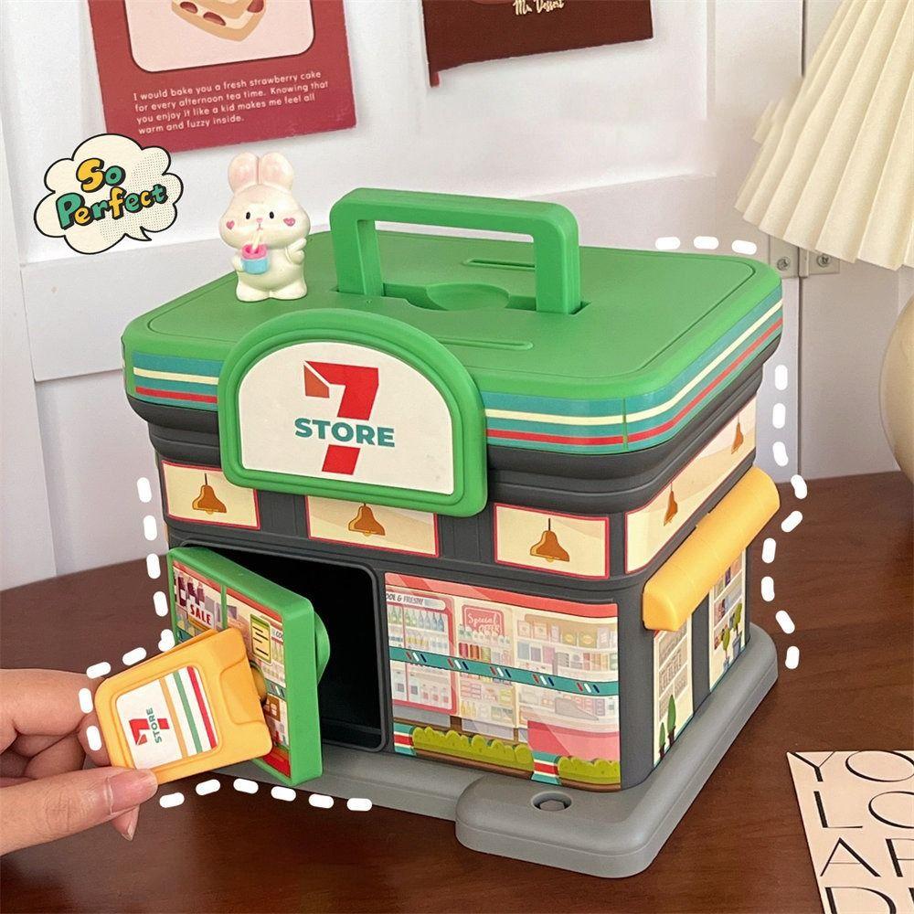 Portable Money Box Plastic Safe Savings Jar Creative Coin Saving Box  Gift