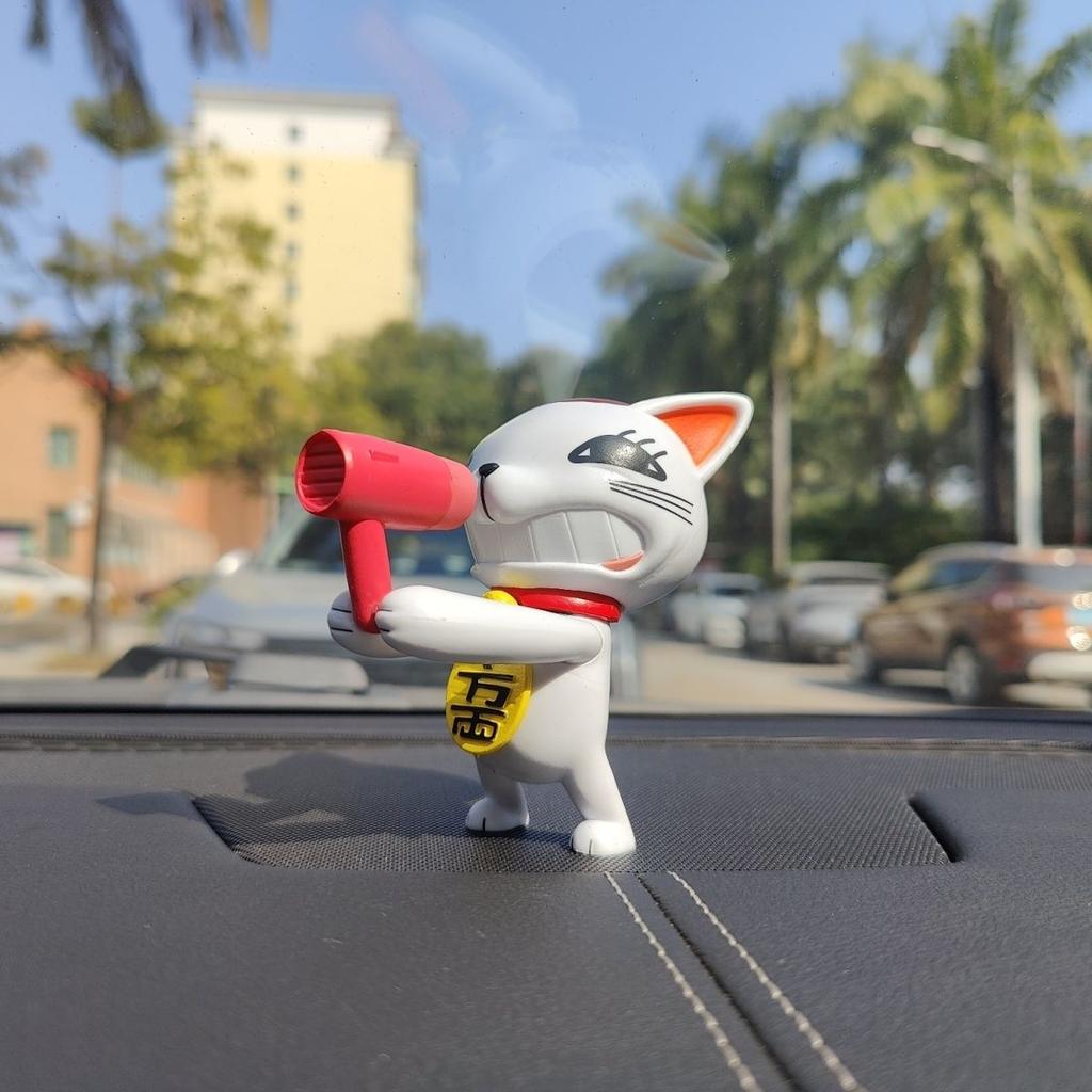 Anime Highway Granny figure Ayase Momo Okarun Action Figure Lucky cat Model cute Q edition statue Car decoration doll toys Gifts