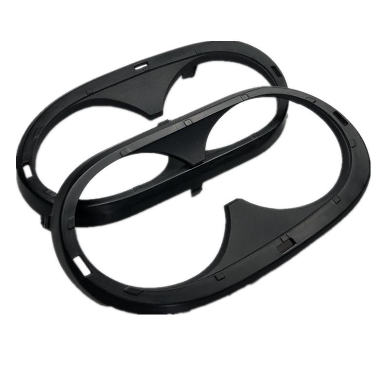 2pcs Rear Bumper Muffler Exhaust Pipe ABS Frame Cover Kit Refitting For Mercedes W177 A35 C118 CLA35 X247 GLB35 A45S AMG +