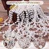 Multifunctional 5m Pearl Bead String 4/5/6/8/10mm Round Imitation Pearls Chain Pearl Beads Garland String Floral Centerpieces