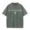 Unisex Christian Faith T-Shirt for Women Men Jesus Christ Cross Design Inspirational Bible Quote Religious Gift Tee Top