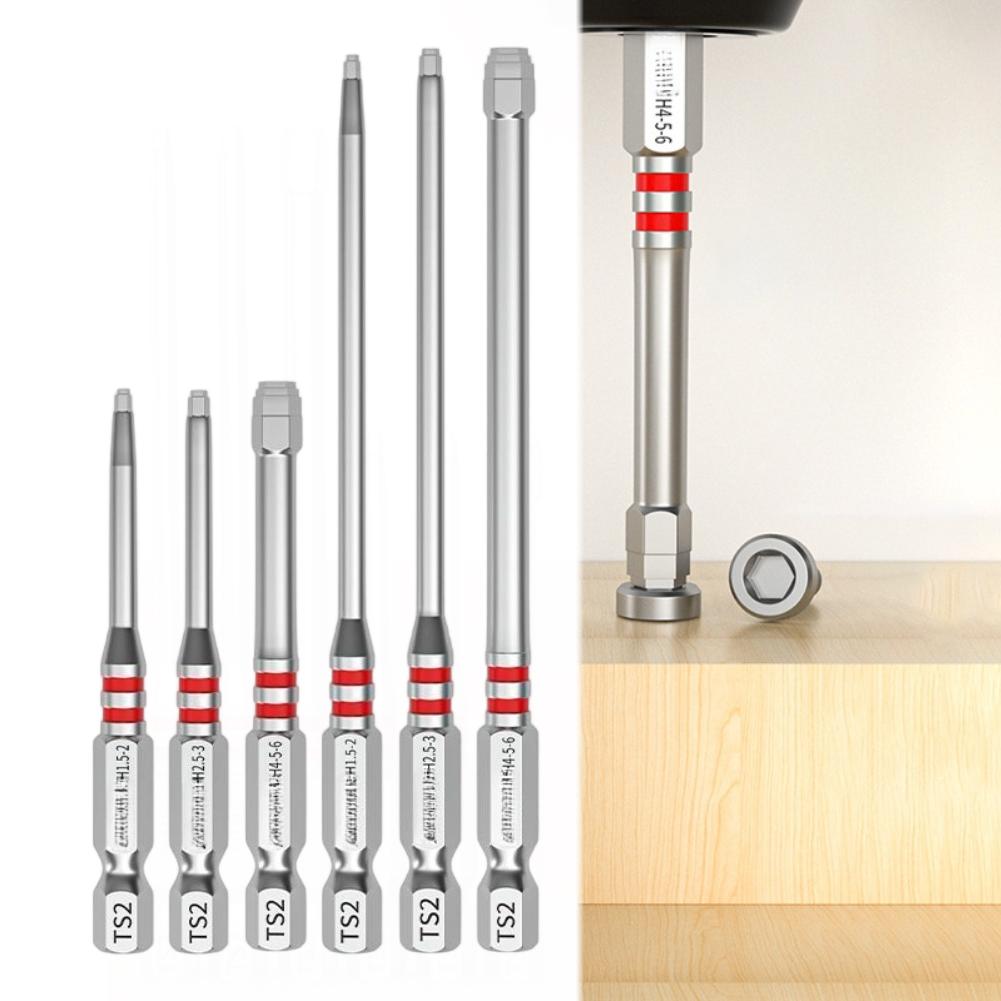1pc 65/100mm Electric Screwdriver Bits High-Strength Magnetic Screwdriver For Electric Drill Wrenches Power Tool Accessories