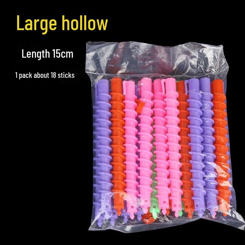 Screw Curling Iron Rod Set: Large, Medium, Small, Hollow & Solid Spiral Rods for Perms & Cold Waves