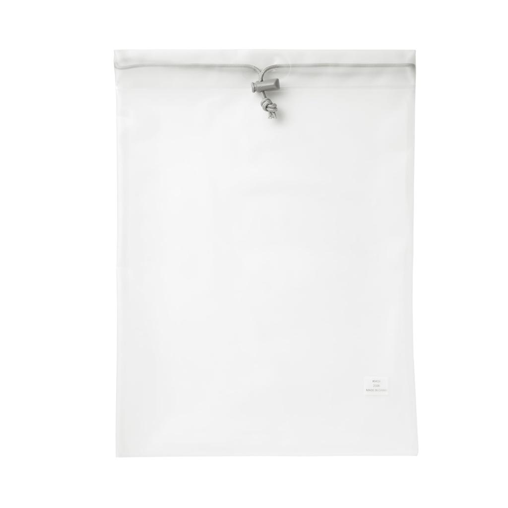 MUJI TPU Drawstring NGC02A1A Bag, Off-White, Medium,