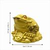 2.36 X 2.09 in Money Frog Statue Resin Fortune Money Toad Lucky Lucky Money Toad  Home