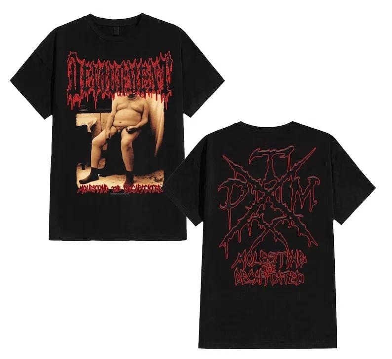 

Devouring Harassment, Beheaded T-shirt, Daily Outdoor Retro Men s and Women s T-shirt, Fan Commemorative Printed T-shirt - Me... S разноцветный