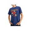Coach FW25 Washed Cotton Dinosaur Print Crew Neck Short Sleeve T-Shirt Men Tops CCV60-P0R
