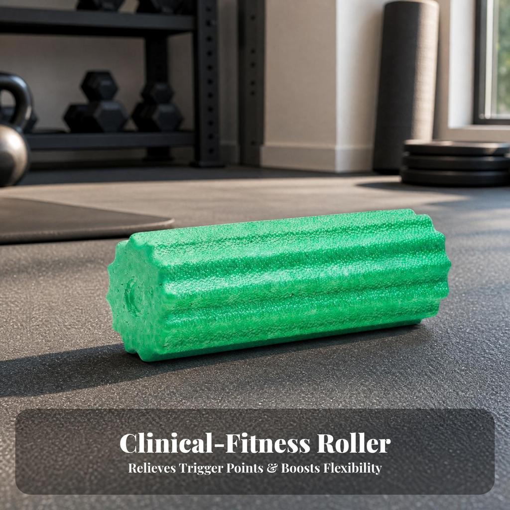 Textured Ethylene Propylene Rubber Foam Roller Long-Lasting Handheld Massage