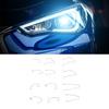 12PCS Headlight Bulb Spring Clip Holding Spring Clip, Universal Automotive Headlight Clip with 12