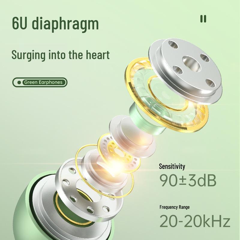 New Type-C Metal In-Ear Earphones with Microphone and Wired Control - Heavy Bass Quality.