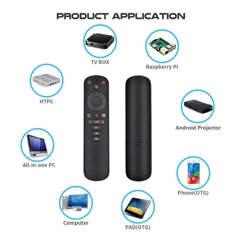 G50S Voice Remote Control 2.4G Wireless Air Mouse Gyroscope Controller for Smart TV Projector Computer