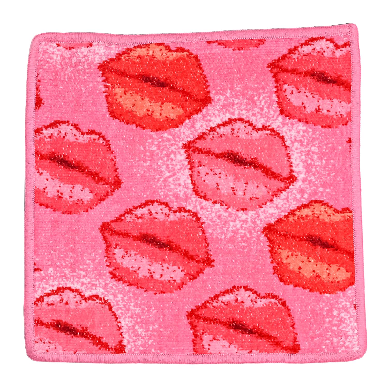 Feiler Kiss Me Rose handkerchief/hand towel, 25cm, women s, [Used]