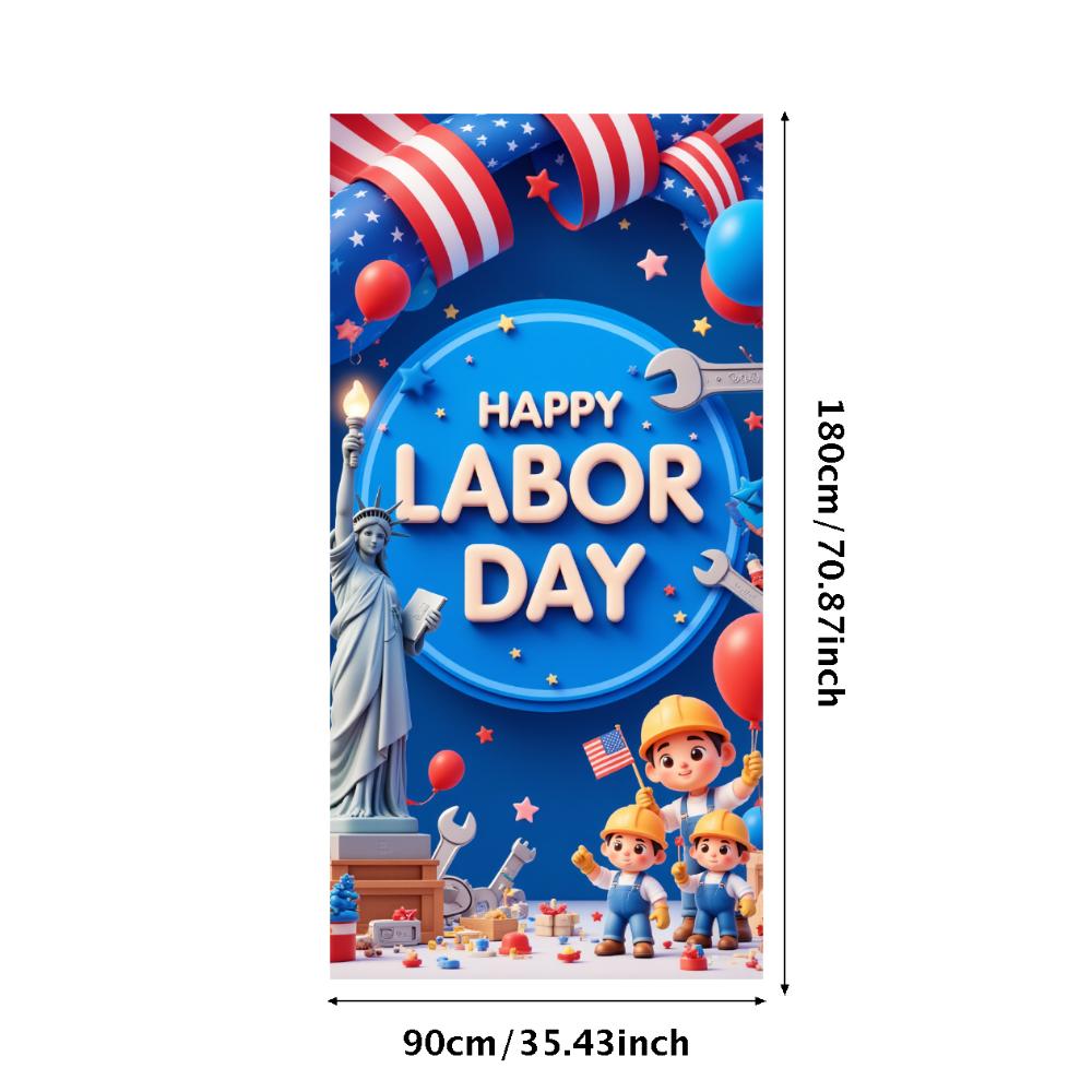 Party Decoration Banner Fabric Celebration Banner Patriotic Design Event Decoration for Patriotic Event American Holiday