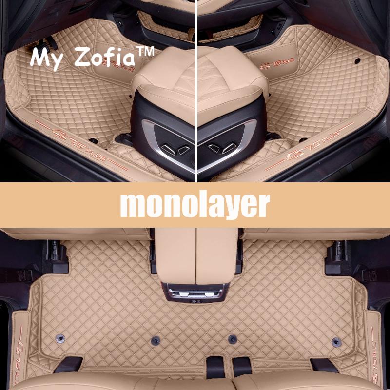 For Changan CS75 Plus Gen III 2025 2026 Car Styling Floor Mats Double Layer PU Leather Foot Pad Interior Floorliner Accessories