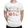 Crazy Cute Chiikawa Kawaii T-Shirt Men Round Neck Pure Cotton T Shirts Japanese Design Short Sleeve Tee Plus Size Tops