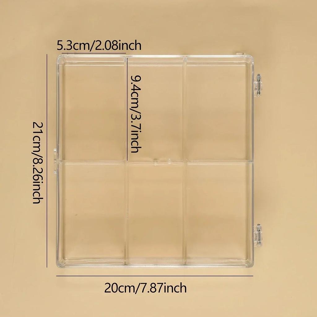 1pc-Ransparent Acrylic Doll Storage Box Bubble Mart Storage Display Stand in-stock Doll Display Box Handheld Doll Storage Bin