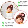 Switch Sticker, 3D Lying Girl Design Electrostatic Window Clings, Easy Peel & Stick Window Sticker for Kids Room Balcony Bathroom
