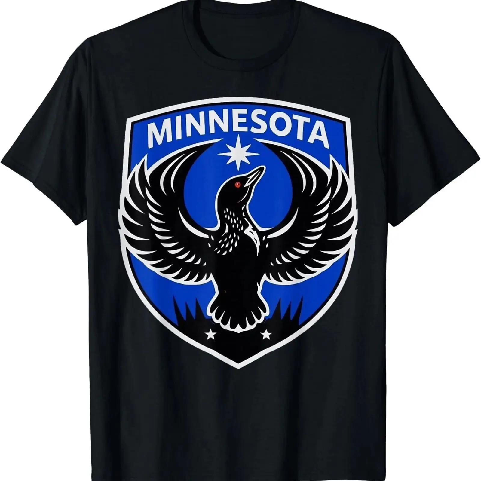 

Minnesota Rebel Loon T Shirt vintage Washed Unisex graphic designer clothes Soft Comfortable Breathable streetwear Slightly 5XL різнокольоровий