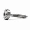 4PCS Metal Guitar Neck Mounting Screws Silver Guitar Neck Joint Ferrules  Electric Guitar