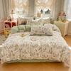 2025 New Spring and Summer Quilt Cover Three-piece Skin-friendly Grinding 13070 High-count Cotton Four-piece Bedding