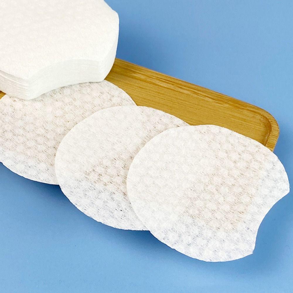 300/600/1200pcs Pearl Pattern Facial Cotton Wipes Notched Design Cleansing Cotton Pad  Travel Use