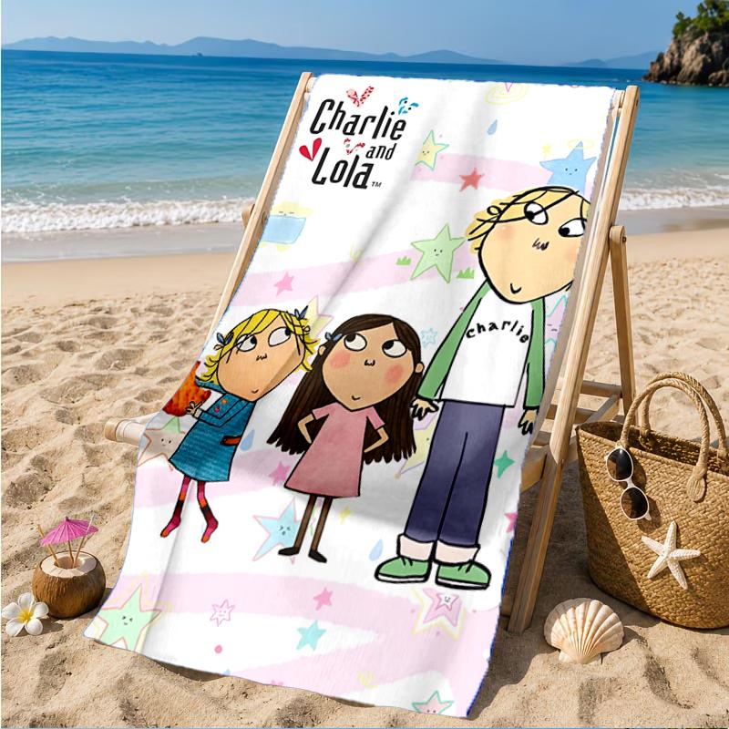 Lola Adventure Beach Towel, Super Soft Microfiber, Perfect Gift for Her/Him, Birthday, for Pool, Beach, Travel, Decor Beach Party