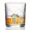 Conjunto de 6 copos de cristal sem chumbo - Copos de vidro de 12 oz cortados à mão para uso diário, para coquetéis, café gelado, chá gelado - Lavável na máquina de lavar louça