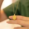 Gold Durian Pendant Necklace - Unique Gift for Her, Perfect for the Qixi Festival