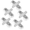 Yousheng 5 Pièces Ventouses de Séparation Feuille Séparatrice à Forte Aspiration Clips d'Isolation en Plastique pour Aquarium