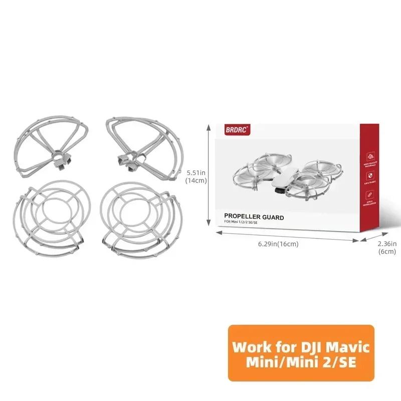 

BRDRC Propeller Guard for DJI Mini 4K/Mini 2/Mavic Mini 1/SE Quick Release Props Wing Fan Cover Two Modes Cage Drone Accessory