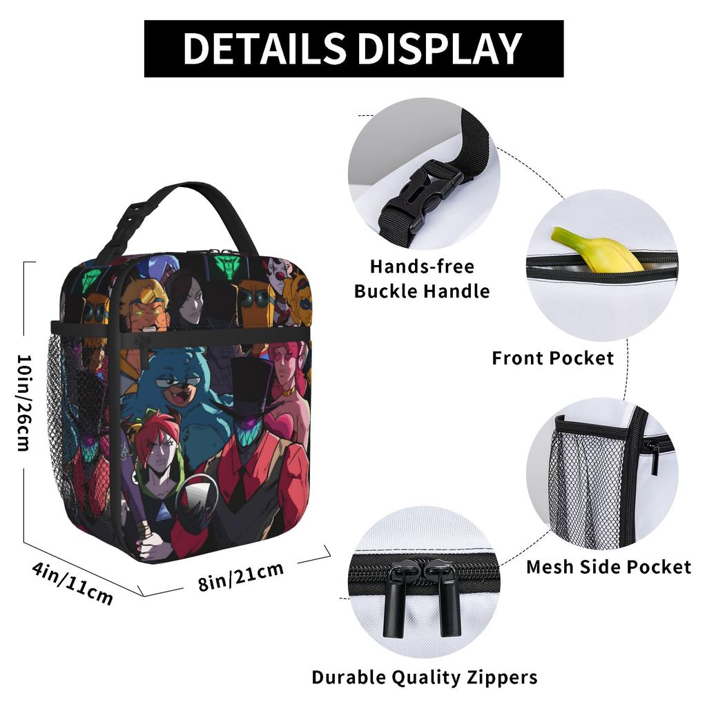 Insulated Lunch Tote Bag Villainous Comdy Accessories Lunch Container Fashion Thermal Cooler Bento Box For Office