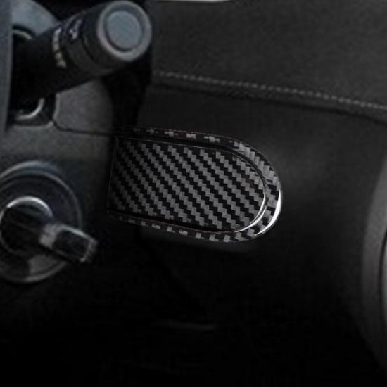 For Chevrolet Camaro 2010-2015 Carbon Fiber Steering Wheel Right Side Cover Trim