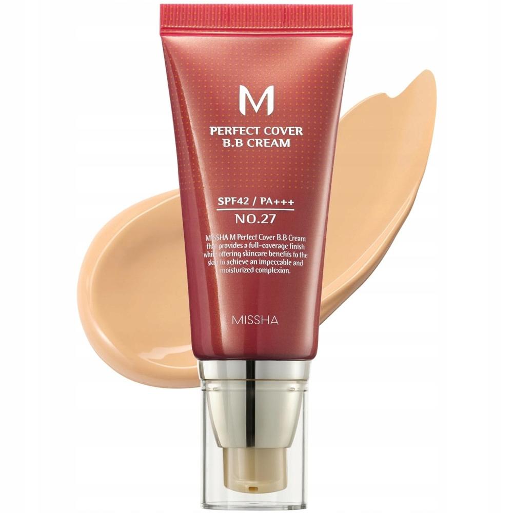 Missha Perfect Cover BB Gesichtscreme, LSF 42, Nein. 27 Honigbeige 20 20 ml