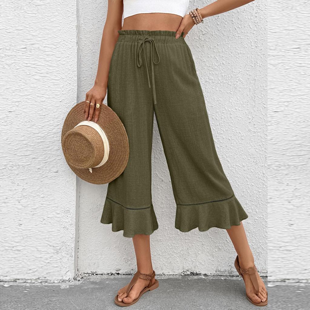Women's Casual Fashion High-Waisted Pants