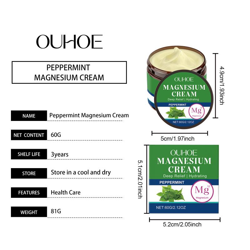 Fatigue-Relief Body Care Magnesium Cream Helps Muscle Recovery Comforts The Body After Exercise Moisturizes Nourishes Skin Joint