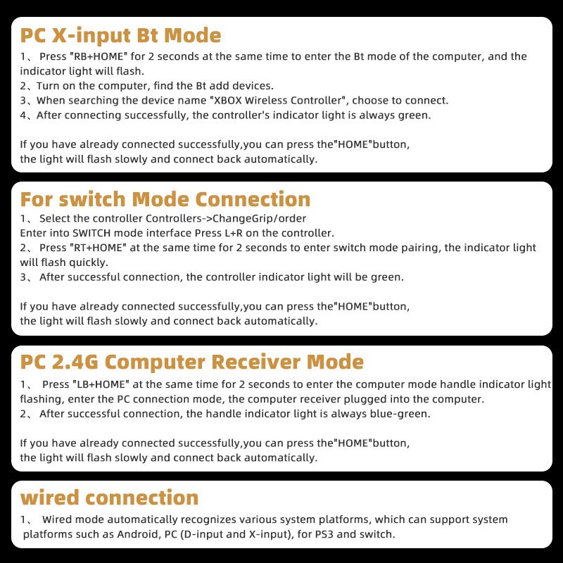 Wireless Mobile Gaming Controller for Android iOS Hall Joystick Turbo Macro M1 M2 Gamepad For PC Switch With Thumbstick Caps