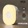 WiFi Smart LED Night Light PIR Motion Sensor Plug-in Wall Light Voice Control