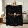 Hogwarts Magical Essentials Theme Blanket Fluffy Plush Throw Blanket For Living Room Gaming Room Home Party Decor Christmas Gift