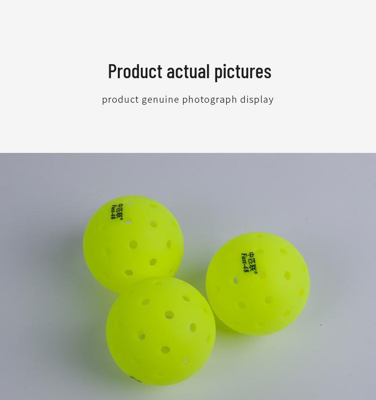 Professional Outdoor Pickleball with 48 Holes for Competition and Training
