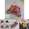 Chic Frosted Small Bread Color Straps Tassel Women's Shoulder Bag For Everyday Use