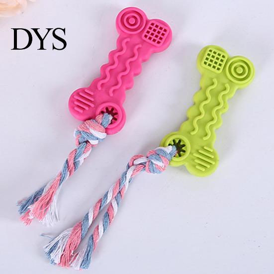 Vibrant Color Dog Chew Toys Teeth Cleaning Puzzle Sturdy Teething Cookies Shaped for Home Fadeless