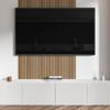 Vinyl Panel With A Motif For Easy Wall Transformation 100x50 Cm Board with Vertical Patterns
