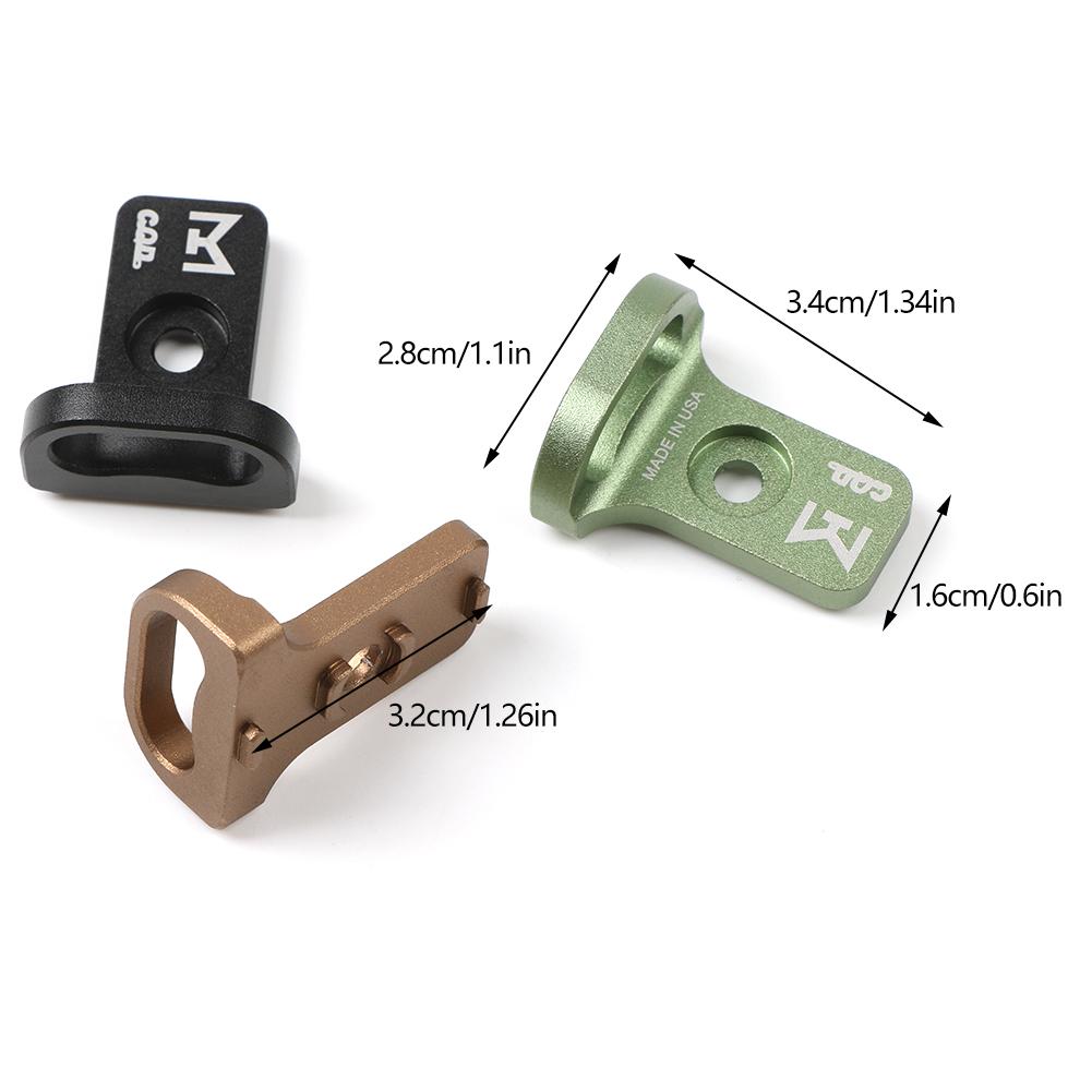 Tactical RSA GBB QD Slings Swivel Ring Mount MLOK Stud Adapter 20mm Rail Airsoft Rifle Hunting Buckle Clip Accessories AR15 AK47