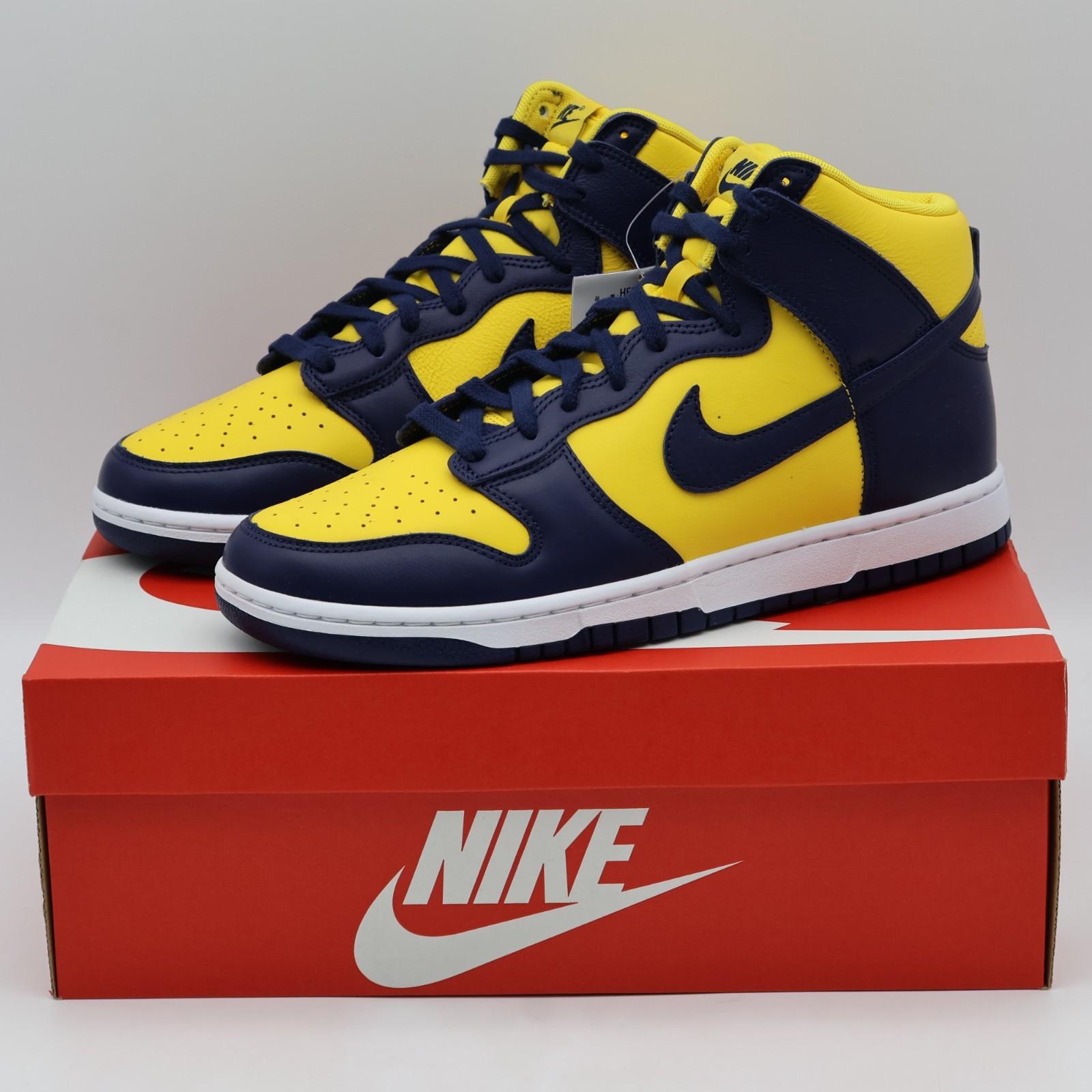 HF3143-700 Nike Dunk High Retro SE Michigan (Men s) 10