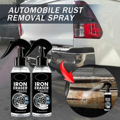 Arabalar İçin Demir Sökücü Sprey, Jantlar Fren Tozu İçin Pas Sökücü, 120ml Otomobil Boyası İçin Metal Temizleyici, Pas Lekesini Hızlıca Çözer
