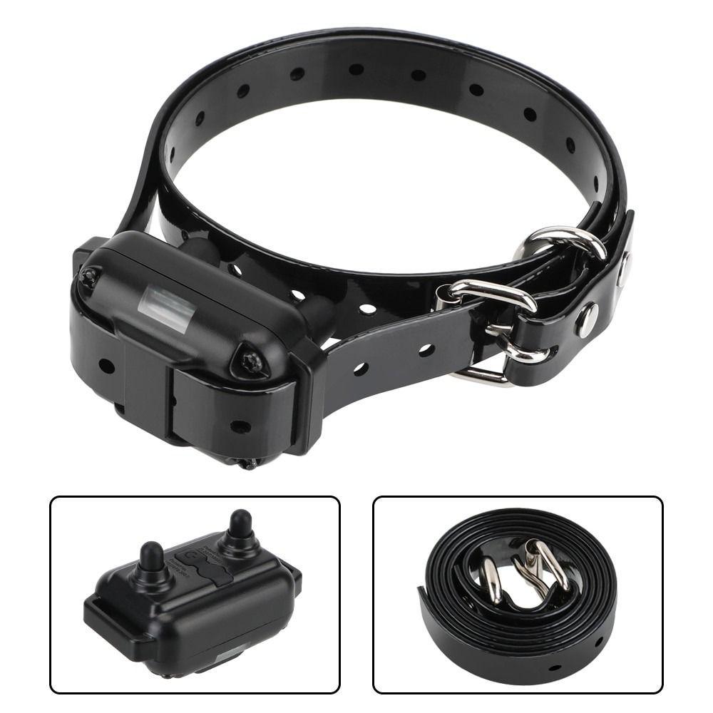 Rechargeable Remote Dog Training Collar, Waterproof Bark Stop Device, 800m Range, Automatic Shock Correction.